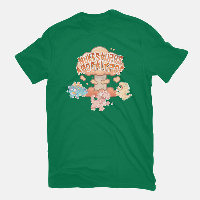 NukeSaurus Apocalypse-Womens-Fitted-Tee-Lorets