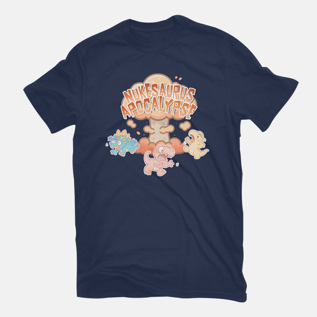 NukeSaurus Apocalypse-Womens-Fitted-Tee-Lorets