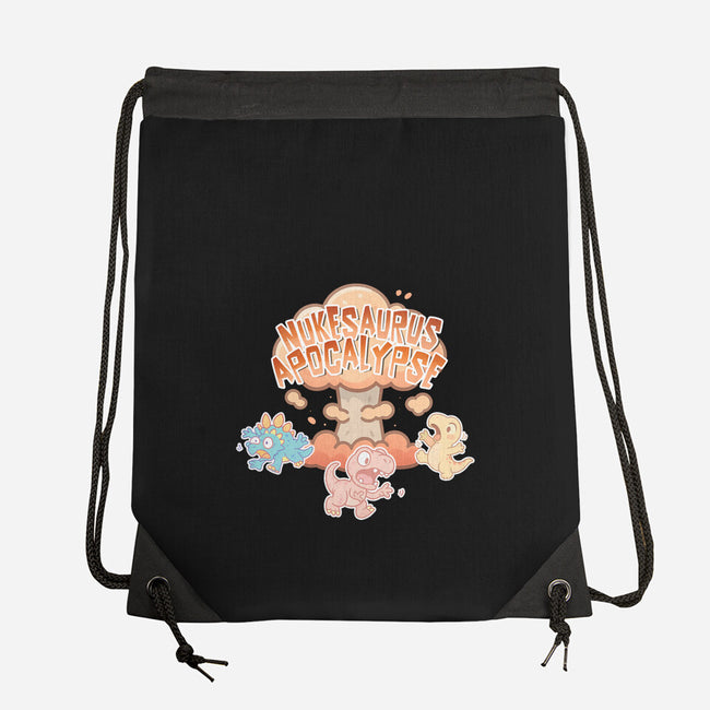 NukeSaurus Apocalypse-None-Drawstring-Bag-Lorets