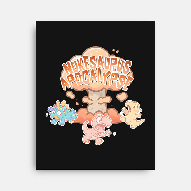 NukeSaurus Apocalypse-None-Stretched-Canvas-Lorets