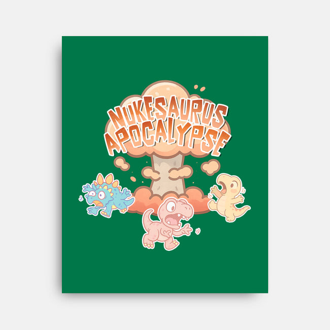 NukeSaurus Apocalypse-None-Stretched-Canvas-Lorets
