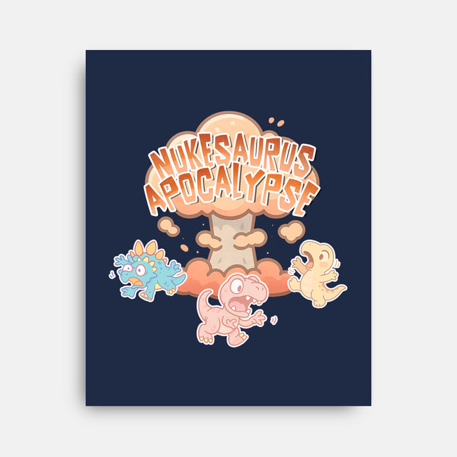 NukeSaurus Apocalypse-None-Stretched-Canvas-Lorets