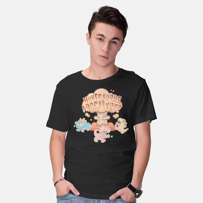 NukeSaurus Apocalypse-Mens-Basic-Tee-Lorets