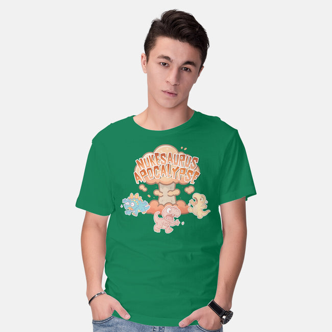 NukeSaurus Apocalypse-Mens-Basic-Tee-Lorets