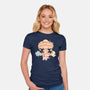 NukeSaurus Apocalypse-Womens-Fitted-Tee-Lorets