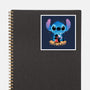 Stitch Beach Illusion-None-Glossy-Sticker-Dixie Z