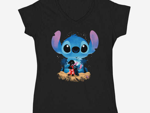 Stitch Beach Illusion