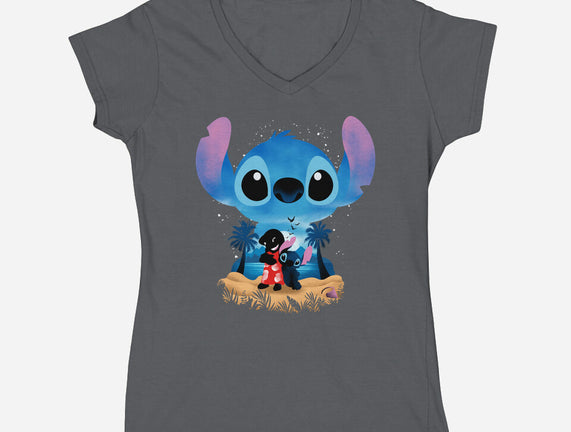 Stitch Beach Illusion