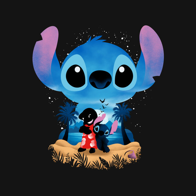 Stitch Beach Illusion-Unisex-Pullover-Sweatshirt-Dixie Z