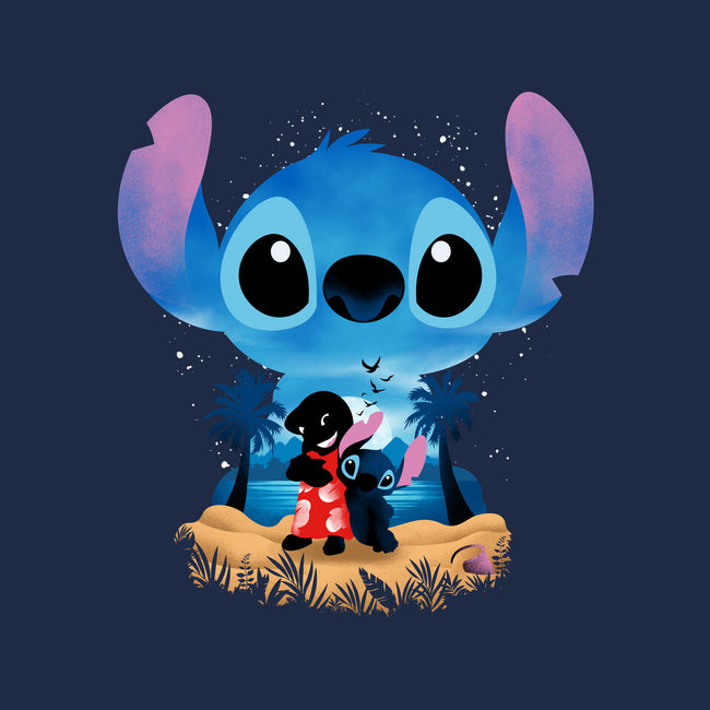 Stitch Beach Illusion-None-Mug-Drinkware-Dixie Z