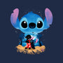 Stitch Beach Illusion-None-Mug-Drinkware-Dixie Z