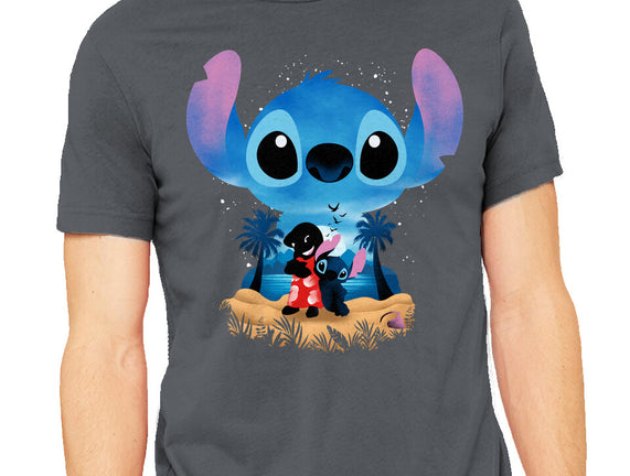 Stitch Beach Illusion