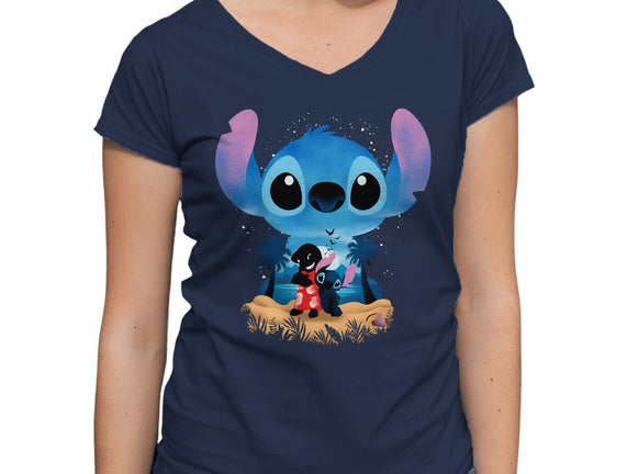 Stitch Beach Illusion