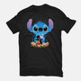 Stitch Beach Illusion-Womens-Fitted-Tee-Dixie Z