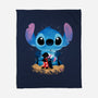 Stitch Beach Illusion-None-Fleece-Blanket-Dixie Z