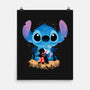 Stitch Beach Illusion-None-Matte-Poster-Dixie Z
