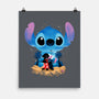 Stitch Beach Illusion-None-Matte-Poster-Dixie Z