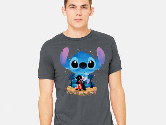 Stitch Beach Illusion