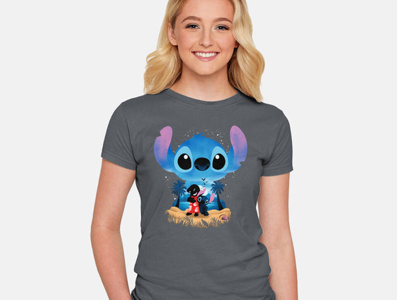 Stitch Beach Illusion
