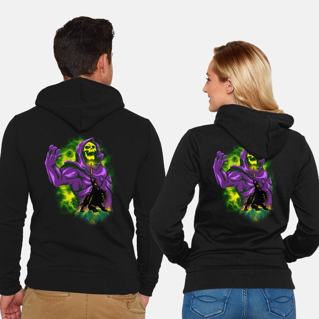Lord Skeleton-Unisex-Zip-Up-Sweatshirt-spoilerinc
