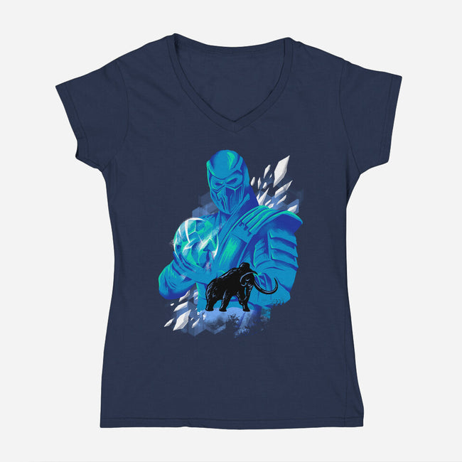 Freezing Age-Womens-V-Neck-Tee-spoilerinc