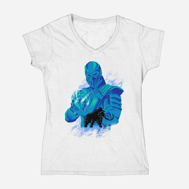 Freezing Age-Womens-V-Neck-Tee-spoilerinc