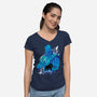 Freezing Age-Womens-V-Neck-Tee-spoilerinc