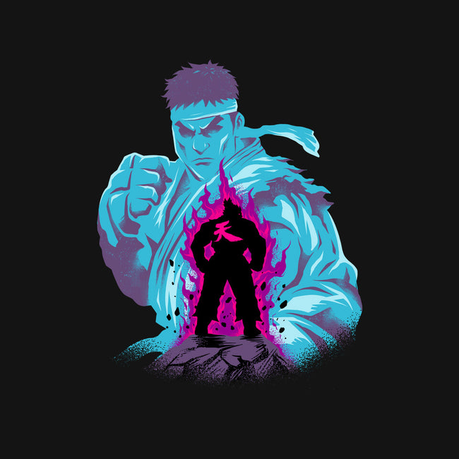 Fighting The Demon-Mens-Heavyweight-Tee-spoilerinc