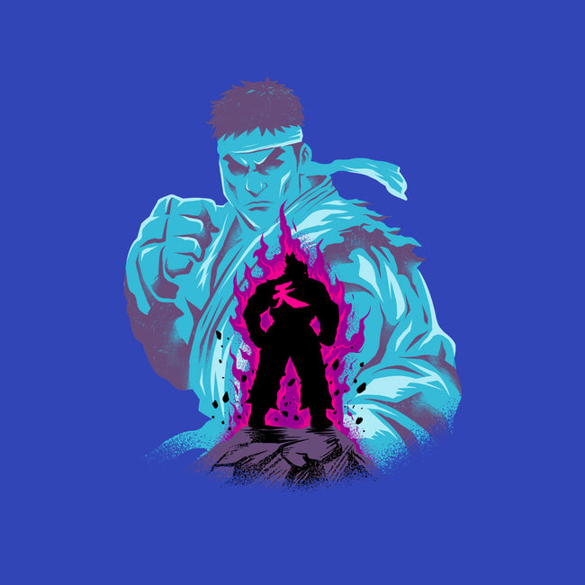 Fighting The Demon-Mens-Heavyweight-Tee-spoilerinc