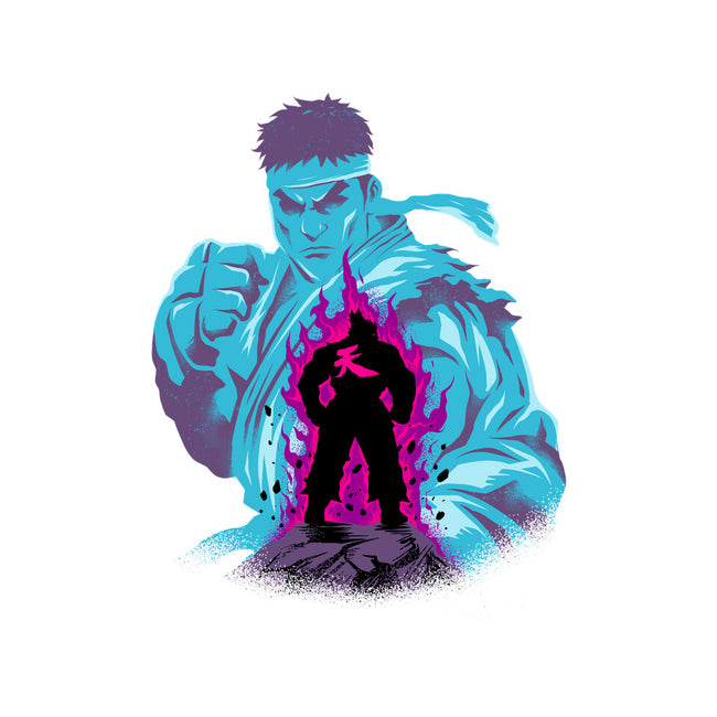 Fighting The Demon-Mens-Heavyweight-Tee-spoilerinc