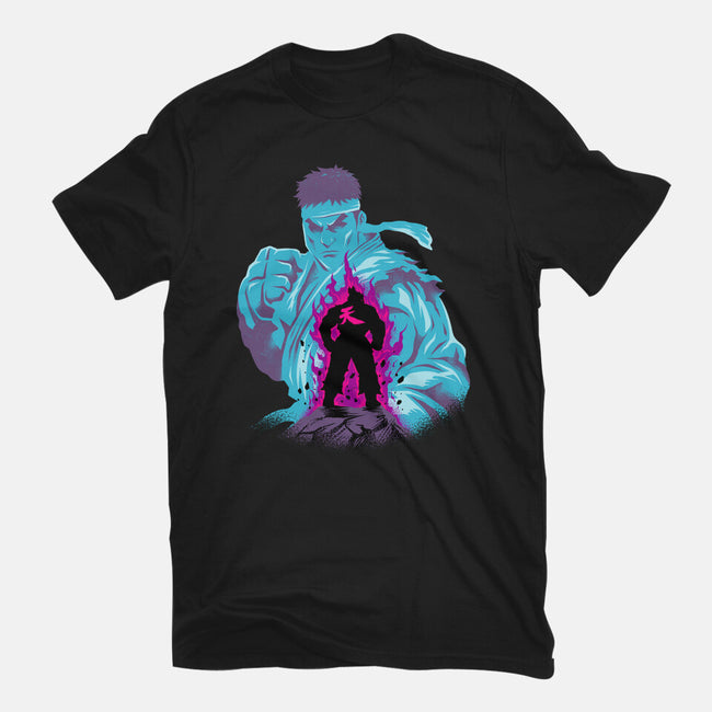 Fighting The Demon-Mens-Basic-Tee-spoilerinc