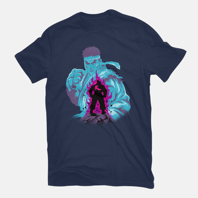 Fighting The Demon-Mens-Heavyweight-Tee-spoilerinc