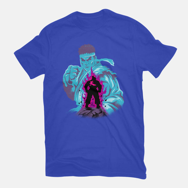 Fighting The Demon-Mens-Heavyweight-Tee-spoilerinc