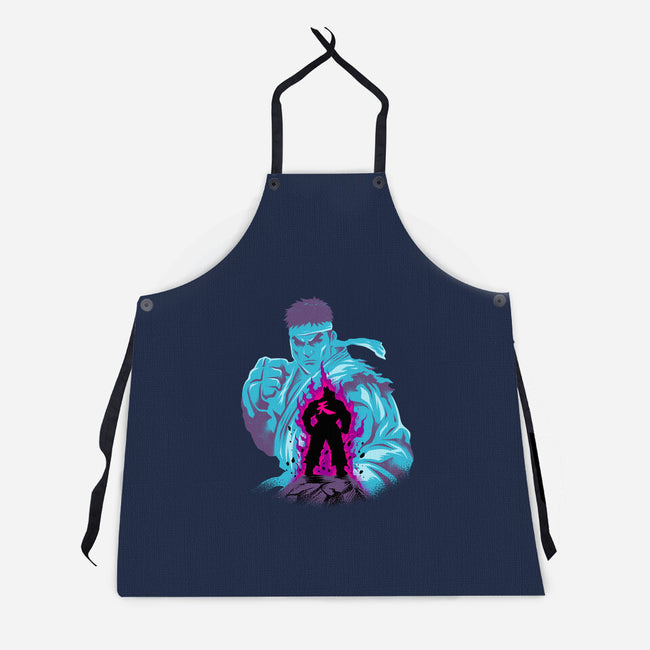 Fighting The Demon-Unisex-Kitchen-Apron-spoilerinc