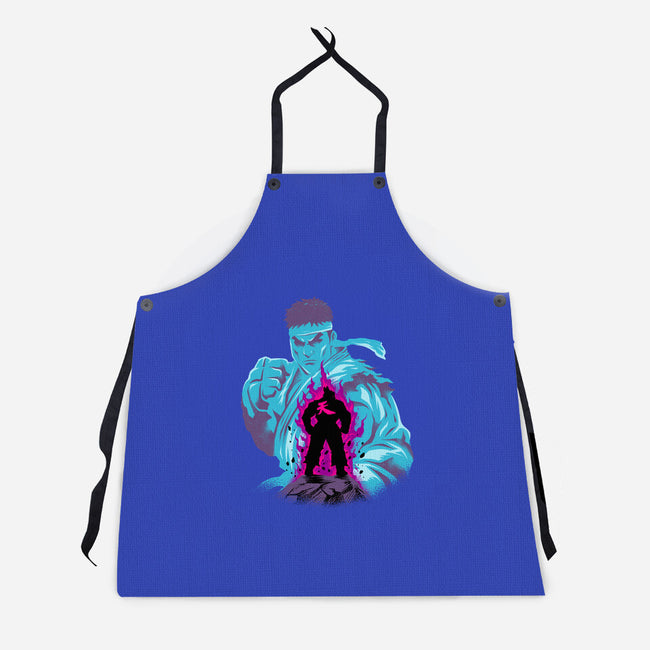 Fighting The Demon-Unisex-Kitchen-Apron-spoilerinc