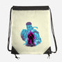 Fighting The Demon-None-Drawstring-Bag-spoilerinc