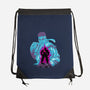 Fighting The Demon-None-Drawstring-Bag-spoilerinc