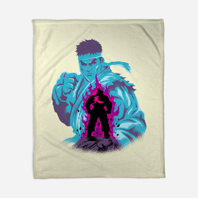 Fighting The Demon-None-Fleece-Blanket-spoilerinc