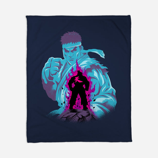 Fighting The Demon-None-Fleece-Blanket-spoilerinc