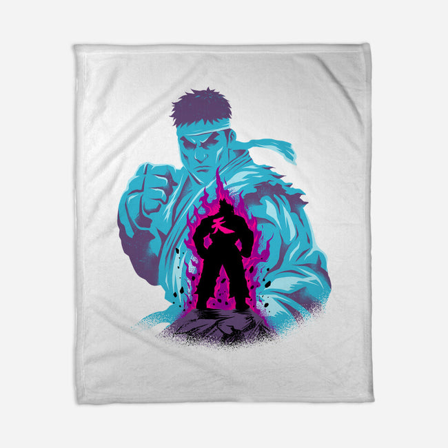 Fighting The Demon-None-Fleece-Blanket-spoilerinc
