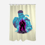 Fighting The Demon-None-Polyester-Shower Curtain-spoilerinc