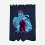 Fighting The Demon-None-Polyester-Shower Curtain-spoilerinc
