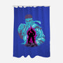 Fighting The Demon-None-Polyester-Shower Curtain-spoilerinc