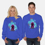 Fighting The Demon-Unisex-Crew Neck-Sweatshirt-spoilerinc