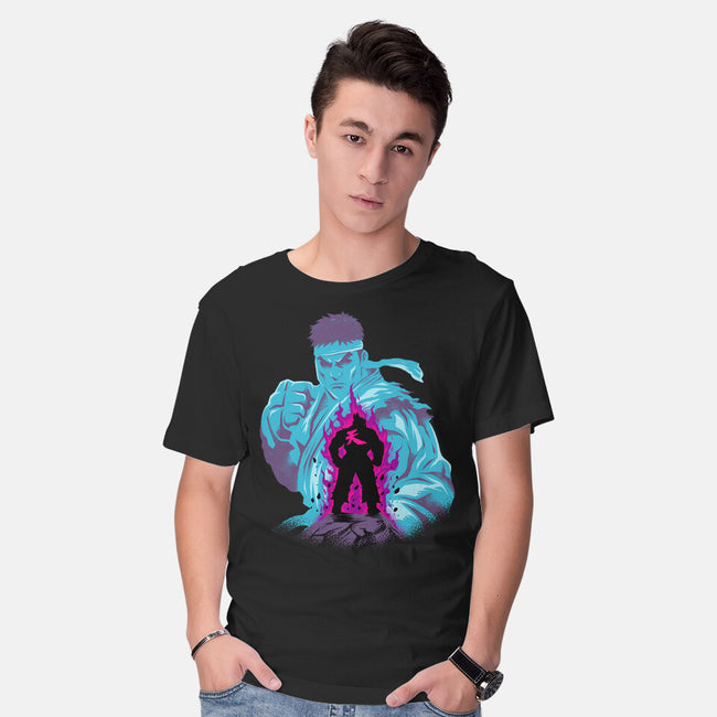 Fighting The Demon-Mens-Basic-Tee-spoilerinc