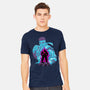 Fighting The Demon-Mens-Heavyweight-Tee-spoilerinc