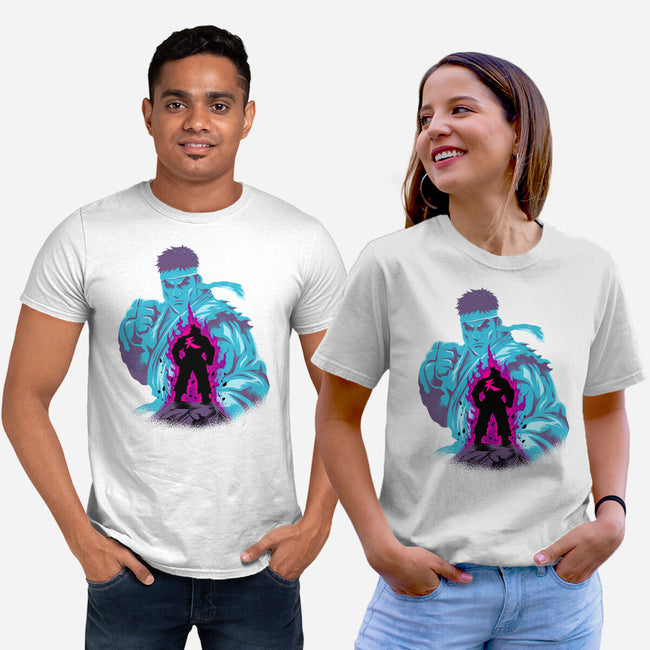 Fighting The Demon-Unisex-Basic-Tee-spoilerinc