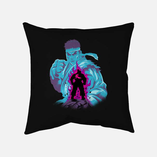Fighting The Demon-None-Removable Cover w Insert-Throw Pillow-spoilerinc
