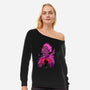 Curse Of Evil-Womens-Off Shoulder-Sweatshirt-spoilerinc