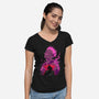 Curse Of Evil-Womens-V-Neck-Tee-spoilerinc